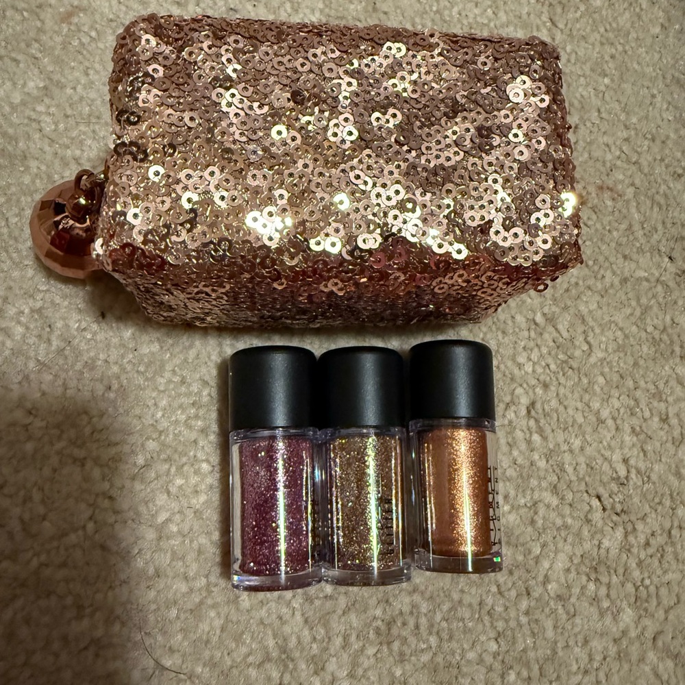 MAC Snow ball pigment and glitter Set